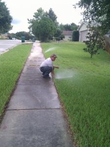 checkup from one of our Davie sprinkler installation and maintenance professionals